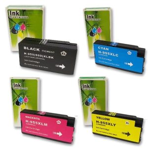 Tinta 955XL OfficeJet Pro 7740 8210 8710 High Yield Black Ink Cartridge