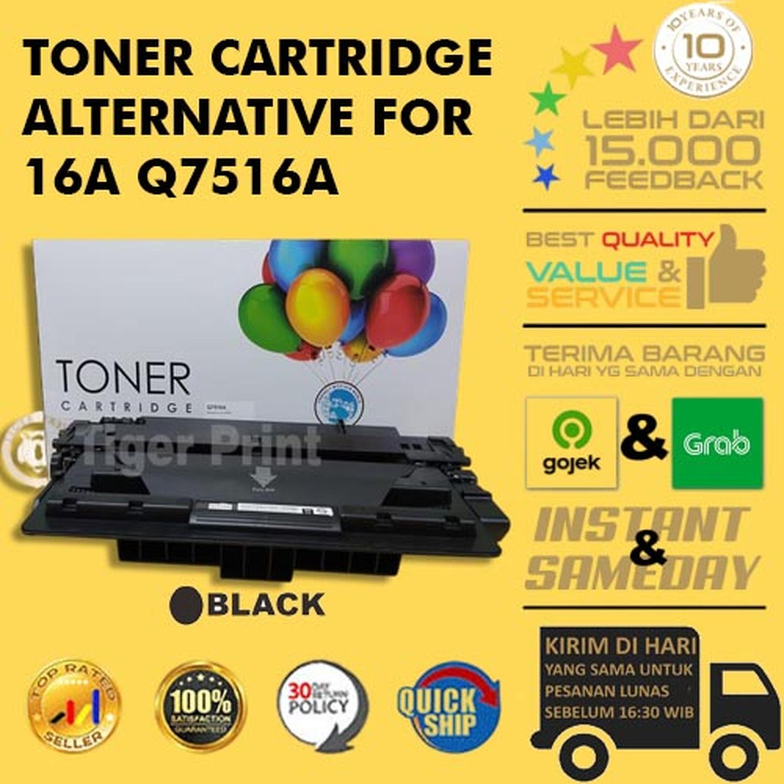 Toner Cartridge Compatible 16A Q7516A CRG 309 5200 LBP 3500 5250 6525