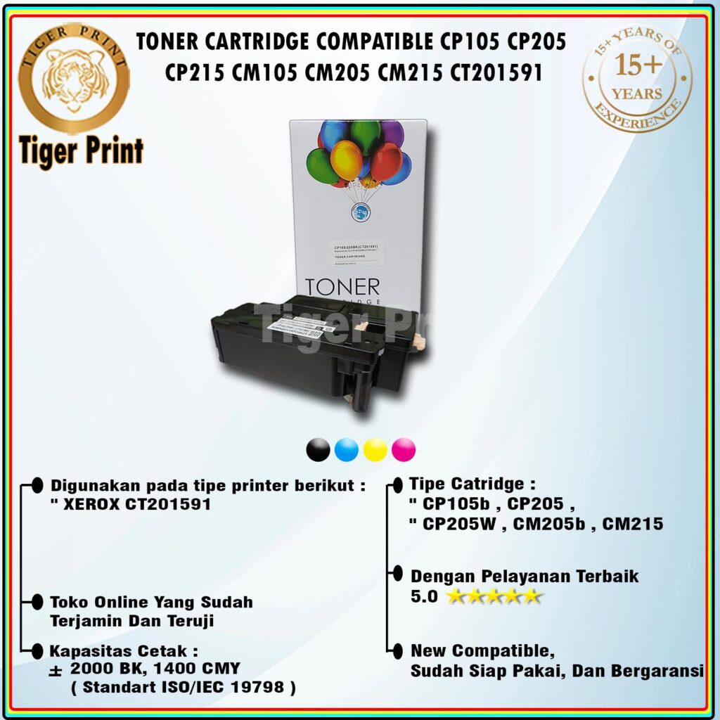 Toner Compatible CP105 CP205 CP215 CM105 CM205 CM215 CT201591