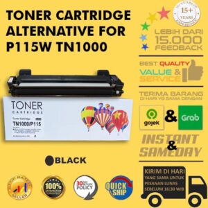 Toner Cartridge Compatible TN-1000 P115 M115W M115FW HL-1110 1200 1210