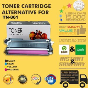 TN 861 TN-861 TN861 MFCL9630CDN Toner Cartridge Compatible